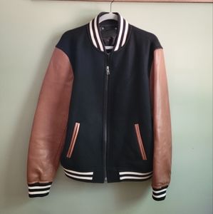 Mens Coach varsity bomer jacket